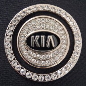 2pc. Metal Car Push Start Button Rhinestone Ring And Cap/Car Bling/Car interior